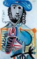 Homme à la pipe 3 1968 cubisme Pablo Picasso